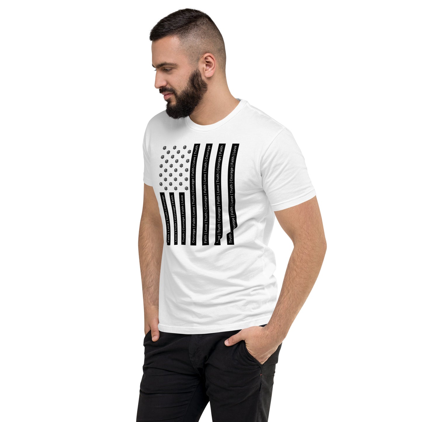 GLE Core Values Flag T-Shirt