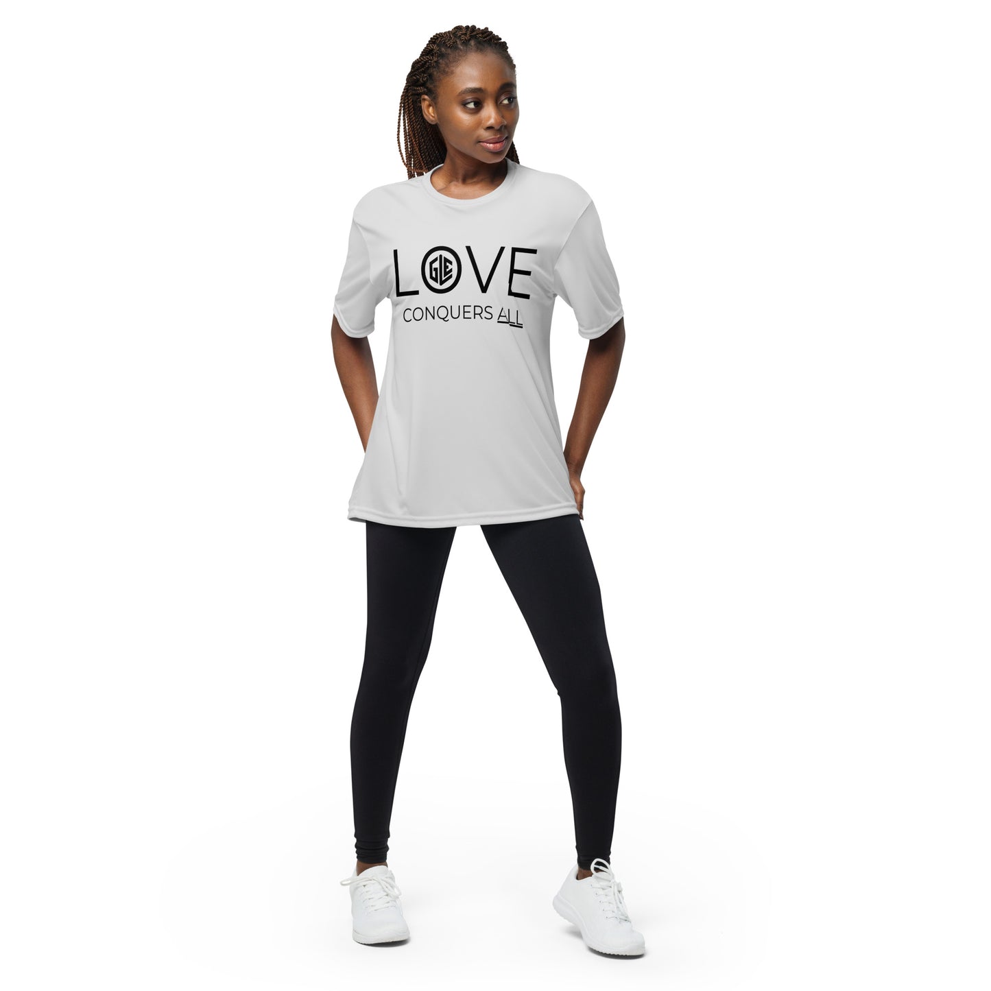 GLE Love Conquers All Womens T-shirt