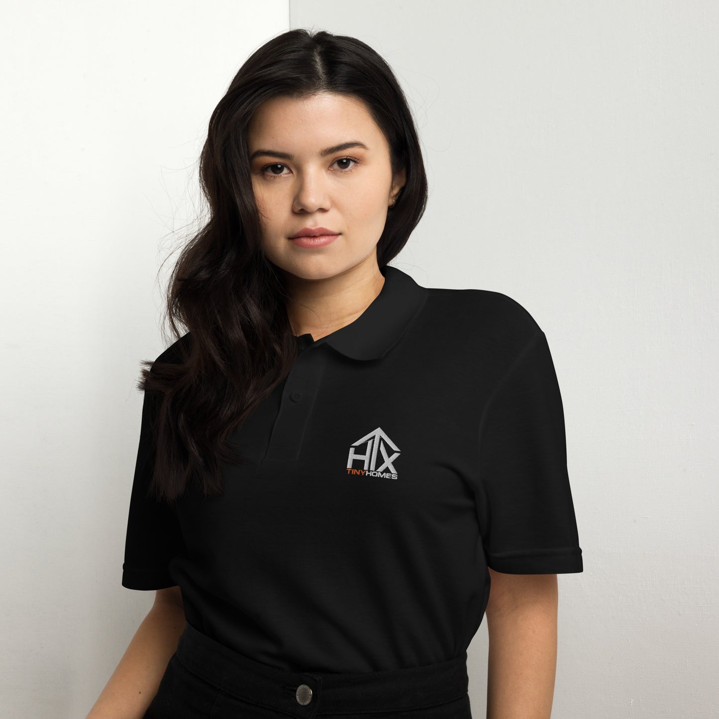 HTX Tiny Homes - Unisex pique polo shirt